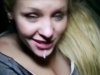 Girlfriend blonde does blowjob and gets cum on her face