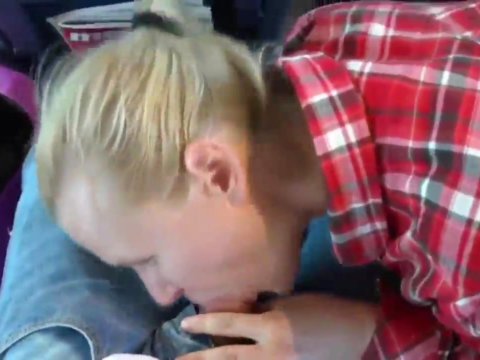 Play 'Blowjob on the train and cum in mouth'
