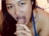 POV blowjob from Asian teen and load in mouth