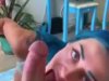 POV blowjob from hot busty porn actress