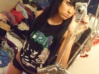 Emo Hottie Posing In Pro Looking Shots