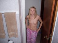 Small titted blonde girl