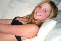 Shy And Pretty Blonde Teen