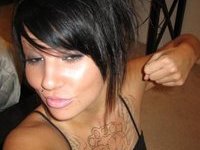 Suicide Girl With Huge Tattoo Naked