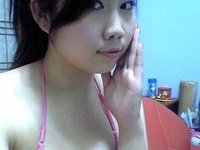 Toshu Takes Thousands Of Pics Of Her Tits In All Her Bikinis