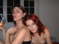 Two Hot Naked Chicks Kissing And Fondling