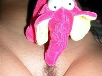 Hot Chick Naked With Her Stufftoy