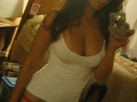 Hot Chick Checking Herself Out