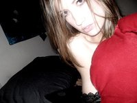 Bombshell Teen Posing Naughtily