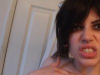 Big Tittied Emo Girl Fingers Her Pussy