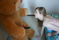 Anna From Finland Sucking Cock And Fucking Her Teddybear
