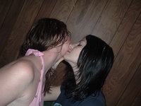 Cute Lesbians Grinding Against Each Other
