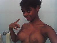 Ebony Chick With Big Breast