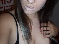 Emo Chick Gets Naughty In Private Self Shots