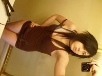 Emo Chick With Nice Tits Self Shooting In The Bathroom