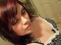 Emo Girl Displays Her Hot Tits
