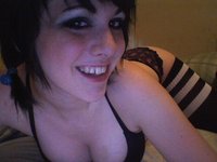 Emo Girl With Hot Tits And Ass