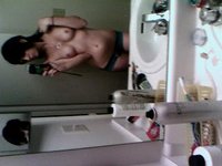Emo Punk Chick Taking Nude Self Pics