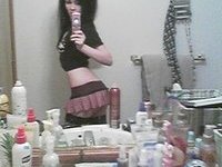 Emo Slut Shows Her Tits And Ass