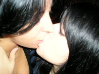 Hot Young Lesbians Kiss And Get Naked
