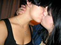 Hot Young Lesbians Kiss And Get Naked