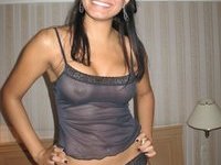 Latina Gets Naughty Inside Hotel Room