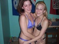 Hot College Lesbian Party