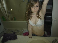 Teen GF in her underwear