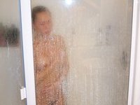 Girlfriend nude in bathroom