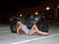 My GF and motorbike