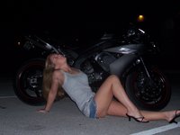 My GF and motorbike