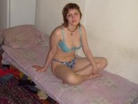 Russian teen at home