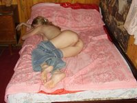 Russian wife showing pussy