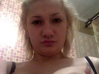 Russian amateur blonde girl