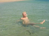 Russian girl on the beach
