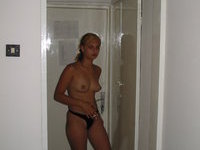 naked after shower