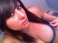 Emo with large tits