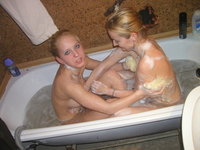 lesbian fun in shower