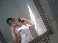 girl self shooting
