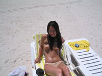 asian teen goes topless