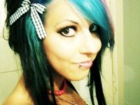 Punk Chick Pretty In Self Shot Pics