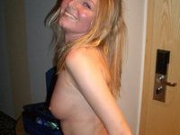 sexy blonde posing nude