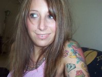 Punk Tattooed Chick Sucking And Self Shooting Naked