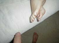 usiing feet for masturbate
