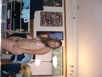 Danielle naked at home