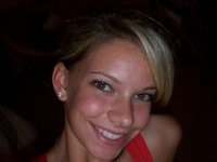 Blonde Alie stripping