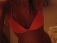Blonde Alie stripping