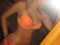 Blonde Alie stripping