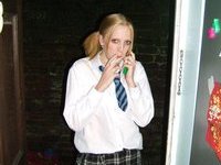 Pierced tight twat