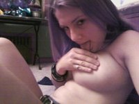 Emo with huge tits